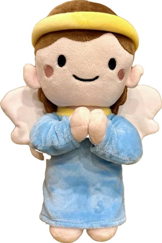 Foto real del peluche Custodi azul