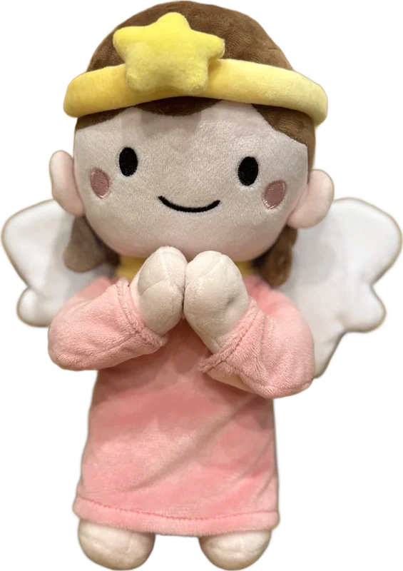 Foto real del peluche Custodi rosa